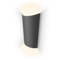 Vibia Break Plus 4118 LED-Außenwandleuchte Graphit Schwarz