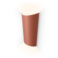 Vibia Break Plus 4118 LED-Außenwandleuchte Terra Rot