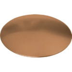 Messing verkupfert, matt gebürstet, lackiert