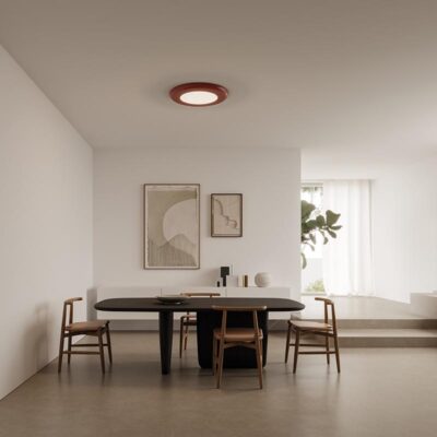 Axolight Sunday S LED-Deckenleuchte im Wohnraumambiente