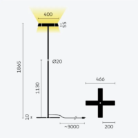 Belux koi-q LED-Stehleuchte – Bild 7
