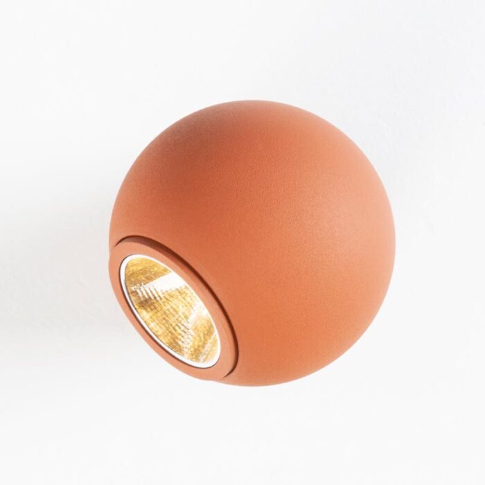 Estiluz COMPASS A-4070 LED-Wandleuchte Terracotta