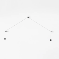Estiluz COMPASS A-4072 LED-Wandleuchte Schwarz