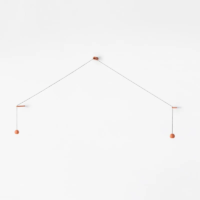 Estiluz COMPASS A-4072 LED-Wandleuchte Terracotta