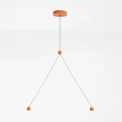 Estiluz COMPASS R21S.2 LED-Pendelleuchte Terracotta