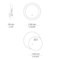 Estiluz Eclipsi A-3700 LED-Wandleuchte – Bild 13