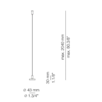 Estiluz MOOD M-4065 LED-Pendelleuchte mit Decken Support – Bild 9