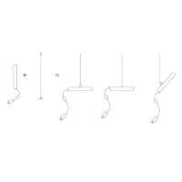 Estiluz MOOD M-4065 LED-Pendelleuchte mit Decken Support – Bild 10