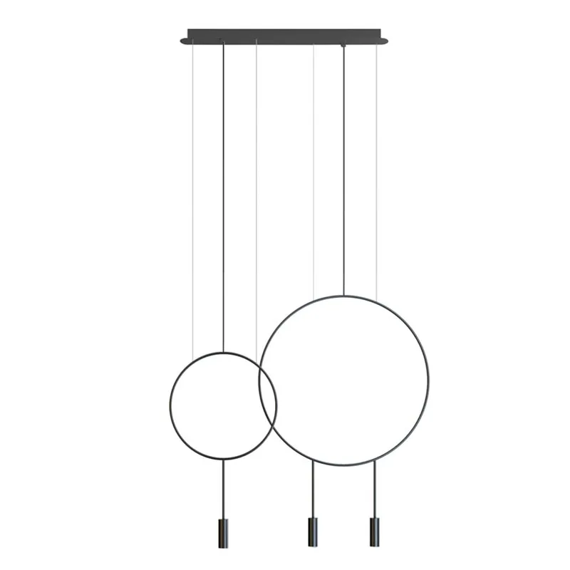 Estiluz Revolta L73S.1S1D LED-Pendelleuchte Schwarz