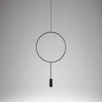 Estiluz T-3635S LED-Pendelleuchte Schwarz