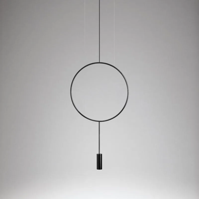 Estiluz T-3635S LED-Pendelleuchte Schwarz