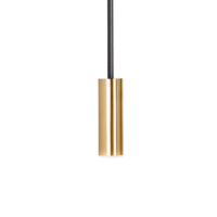 Estiluz Volta T-3534S LED-Pendelleuchte Schwarz Gold