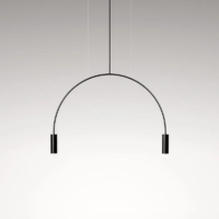 Estiluz Volta T-3535S LED-Pendelleuchte Schwarz