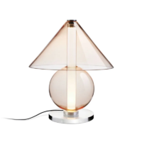 Marset Fragile LED Tischleuchte Bernstein