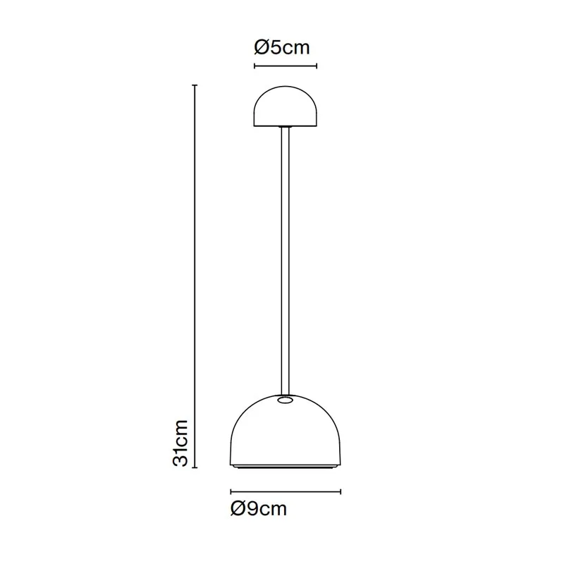 Marset Sips LED Akku-Tischleuchte in braun-gold – Bild 10