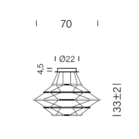 Nemo Drop 5 LED-Pendelleuchte – Bild 4