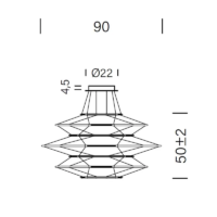 Nemo Drop 7 LED-Pendelleuchte – Bild 7