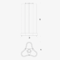 Nemo Lampe Cabanon Tischleuchte – Bild 3