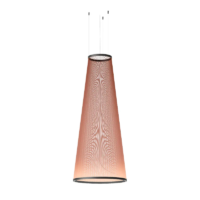Vibia Array 1870 LED-Pendelleuchte Terra Rot