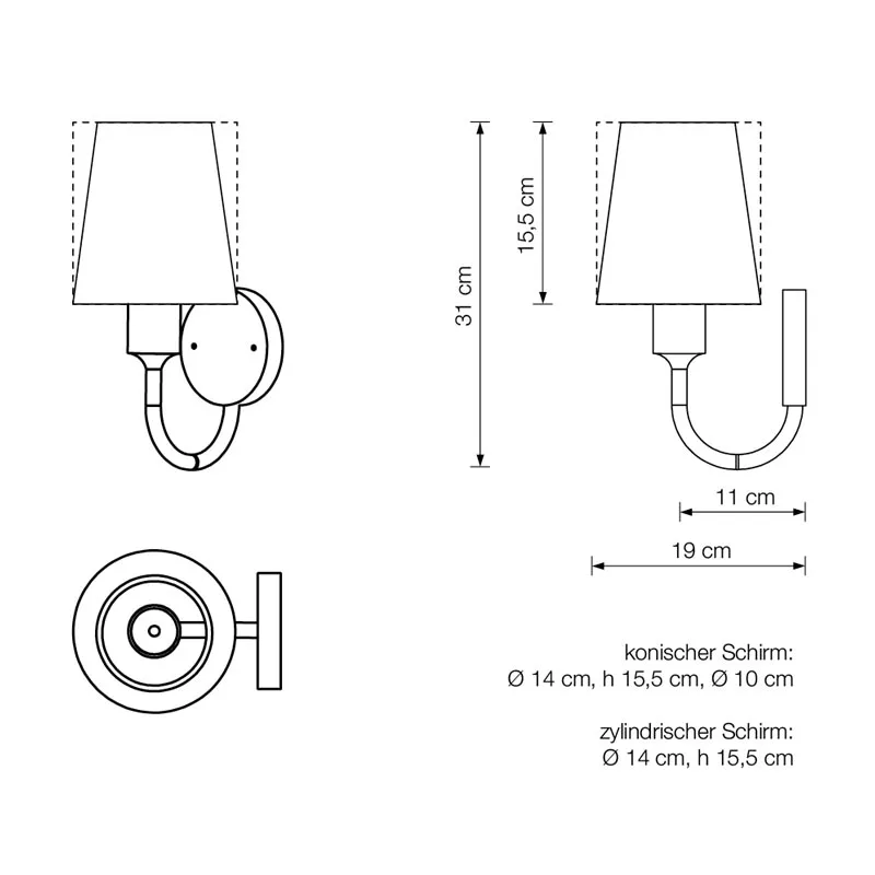 VS Manufaktur Nostalgia-W Wandleuchte – Bild 3