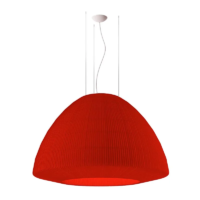 Axolight Bell SP118 Pendelleuchte rot