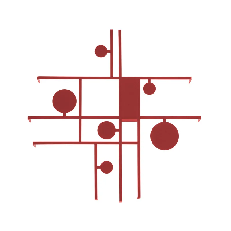 Axolight Manifesto S LED-Wandleuchte Earth Red