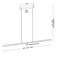 Holtkötter Epsilon RR 83 cm LED-Pendelleuchte – Bild 10