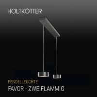 Holtkötter Favor LED-Pendelleuchte 2-flammig – Bild 2