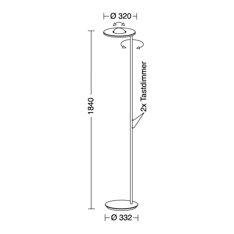 Holtkötter Nova OOG LED-Deckenfluter – Bild 6