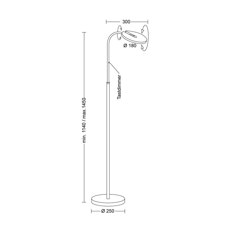 Holtkötter Vince S LED-Stehleuchte – Bild 13