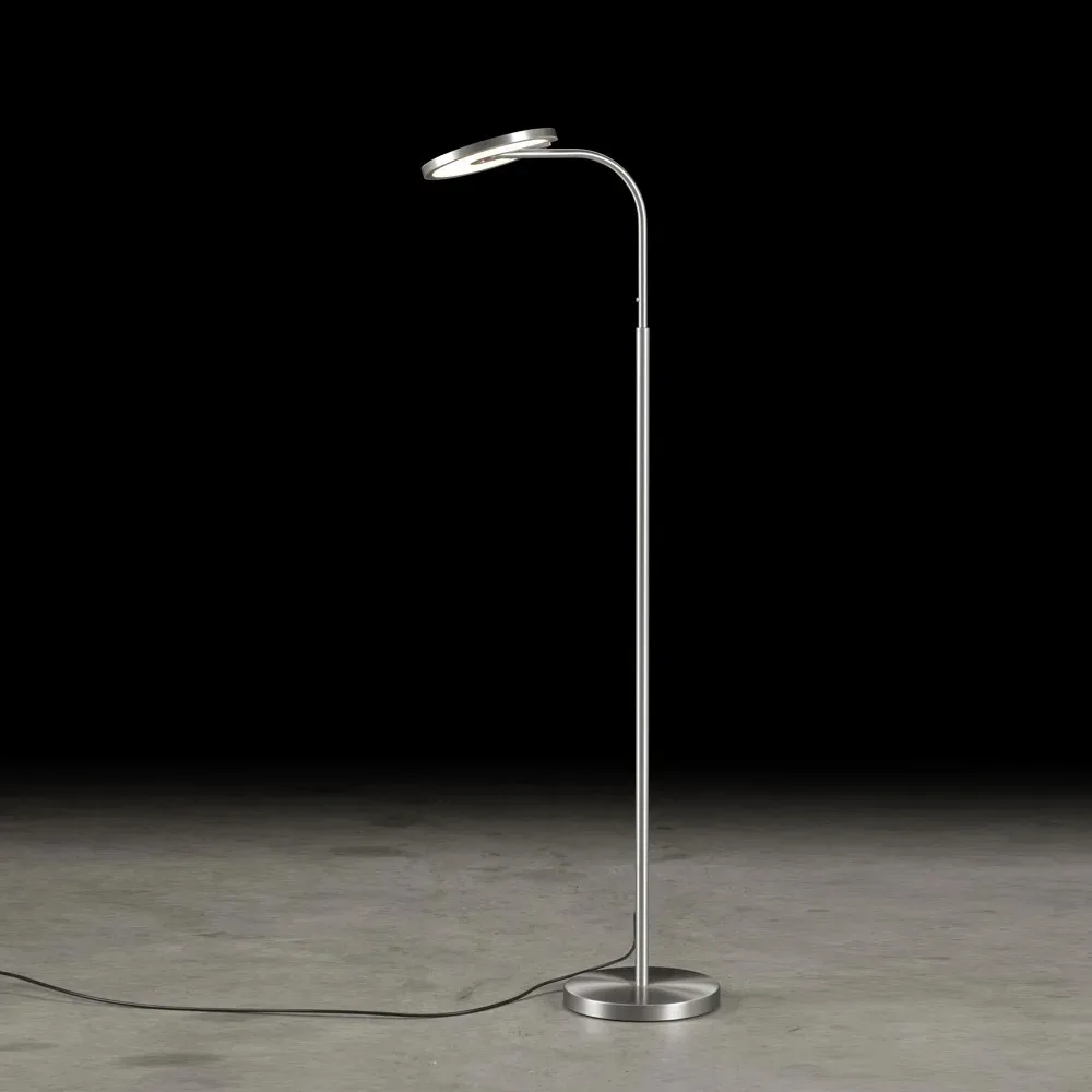 Holtkötter Vince S LED-Stehleuchte Aluminium