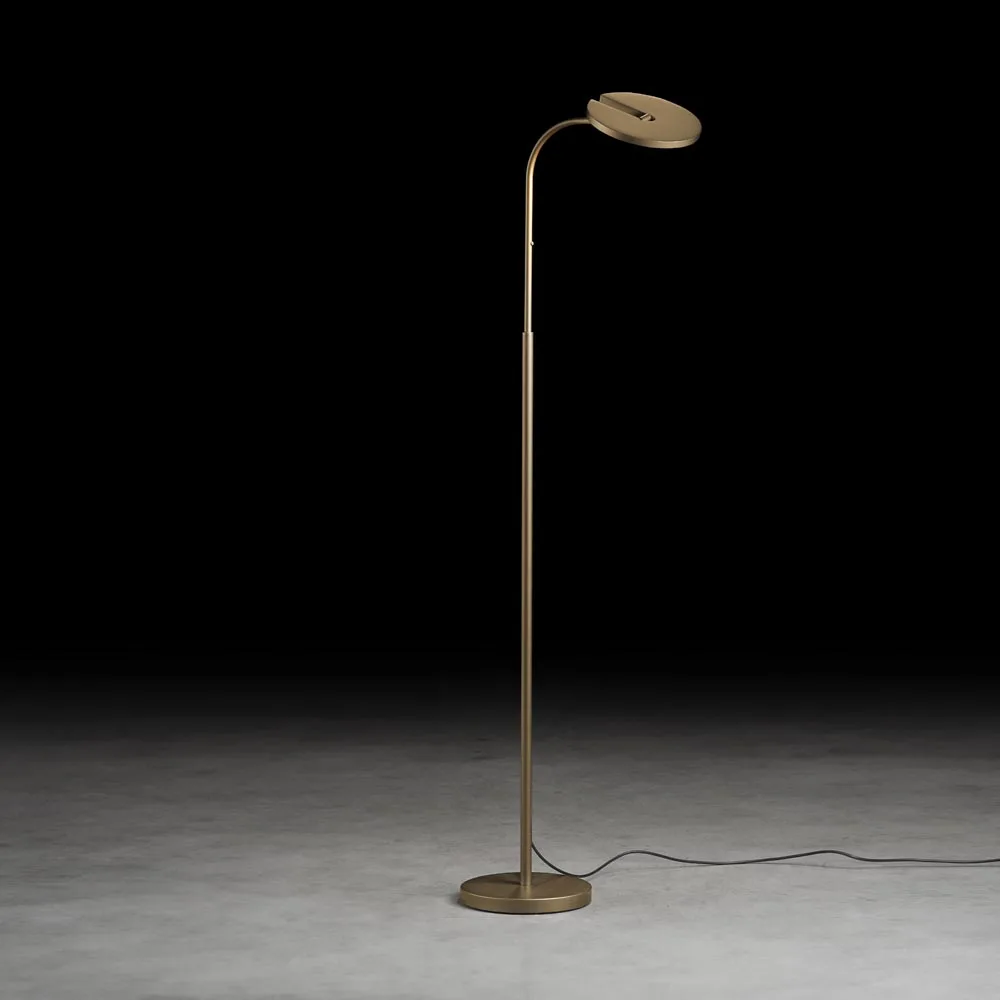 Holtkötter Vince S LED-Stehleuchte Bronze