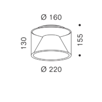 Serien Lighting Drum Ceiling M Short LED-Deckenleuchte – Bild 8