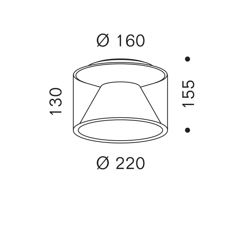 Serien Lighting Drum Ceiling M Short LED-Deckenleuchte – Bild 8