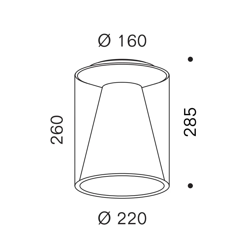Serien Lighting Drum Ceiling M Long LED-Deckenleuchte – Bild 9