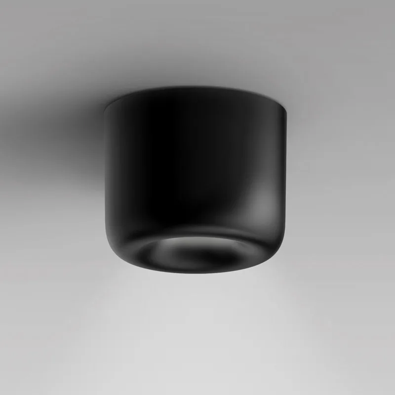 Serien Lighting Cavity LED-Deckenleuchte L schwarz