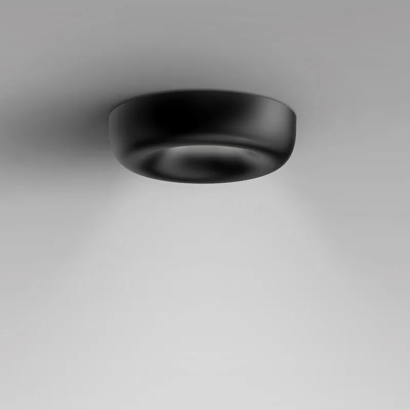 Serien Lighting Cavity Recessed L Deckeneinbauleuchte schwarz