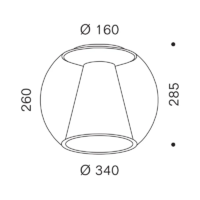 Serien Lighting Draft M LED-Deckenleuchte Ø 34 cm – Bild 9