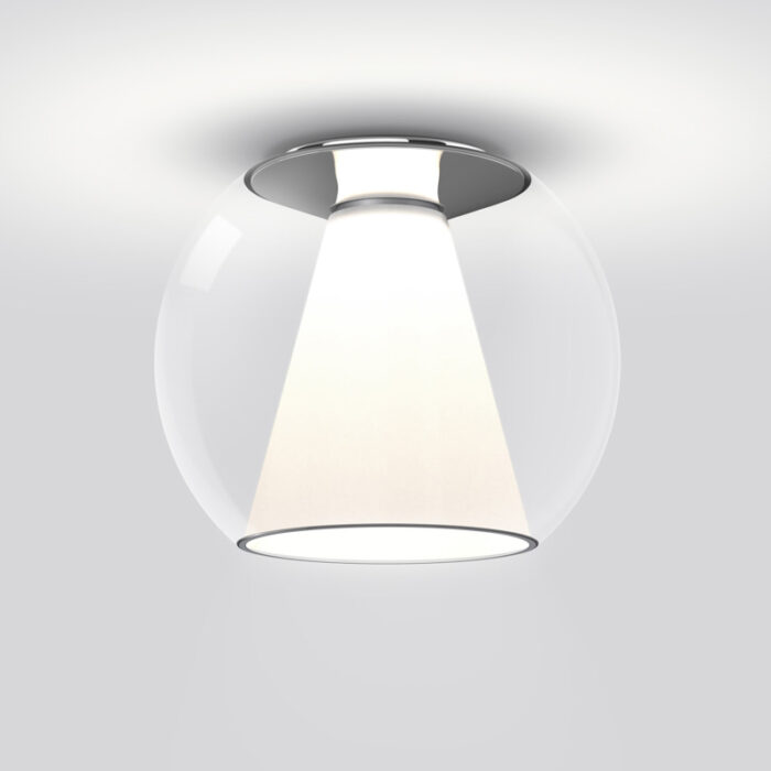 Serien Lighting Draft M LED-Deckenleuchte Ø 34 cm klar