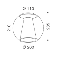Serien Lighting Draft S LED-Deckenleuchte Ø 26 cm – Bild 6