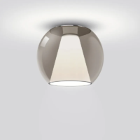 Serien Lighting Draft LED-Deckenleuchte Ø 26 cm braun