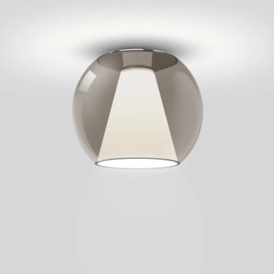 Serien Lighting Draft LED-Deckenleuchte Ø 26 cm braun