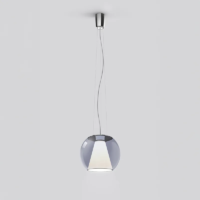 Serien Lighting Draft Rope S LED-Pendelleuchte blau