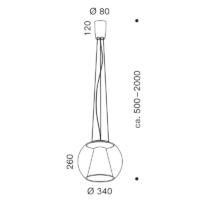 Serien Lighting Draft Rope M LED-Pendelleuchte Ø 34cm – Bild 14