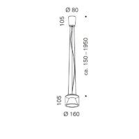 Serien Lighting Drum Rope S Short LED-Pendelleuchte – Bild 5