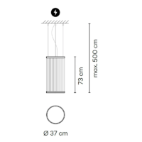 Vibia Array 1800 LED-Pendelleuchte – Bild 8