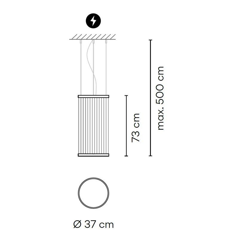 Vibia Array 1800 LED-Pendelleuchte – Bild 8
