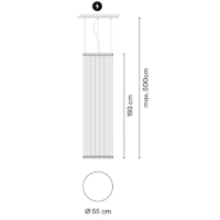 Vibia Array 1825 LED-Pendelleuchte – Bild 9