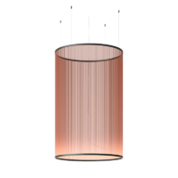 Vibia Array 1845 LED-Pendelleuchte Terra Rot