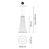 Vibia Array 1855 LED-Pendelleuchte – Bild 7